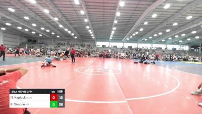 160 lbs Rr Rnd 2 - Nicholas Kaplack, Noke Wrestling RTC vs Rocco Simone, Mayo Quanchi