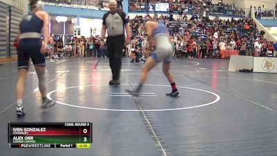 120 lbs Cons. Round 3 - Alex Orr, Corner Canyon vs Iven Gonzalez, Stansbury