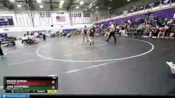 170 lbs Quarters - Jake Humphrey, Walla Walla vs Mason Doran, Flathead