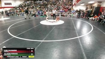 125 lbs Cons. Semi - Zuri Saunders, Central vs Allison Kissack, Kelly Walsh