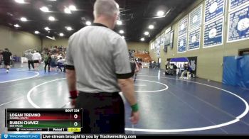 145 lbs Cons. Round 3 - Ruben Chavez, Dos Palos vs Logan Trevino, Madera South