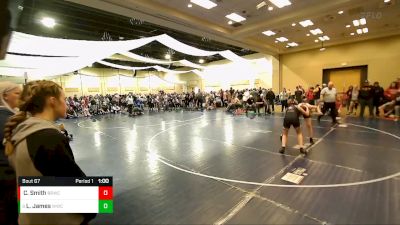 120 lbs Cons. Round 2 - Leah James, Wasatch Wrestling Club vs Charity Smith, Bear River Wrestling Club