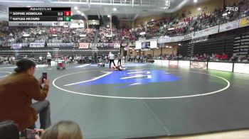 145 lbs Cons. Round 2 - Sophie Homolka, Ellsworth HS vs Kaylea Hilyard, Longton-Elk Valley Hs