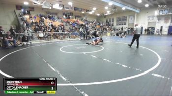 175 lbs Cons. Round 3 - John Tran, Westminster vs Otto Lemacher, Yorba Linda