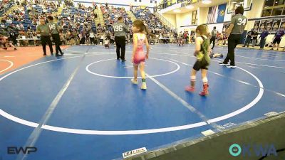 49 lbs Rr Rnd 2 - Paeson Forrest, Northeast Take Down Club vs Denver Allen, Barnsdall Youth Wrestling