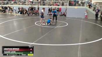 86 lbs Cons. Semi - Jonathan Bernick, Interior Grappling Academy vs Tanner Lohse, Cordova Pounders Wrestling Club