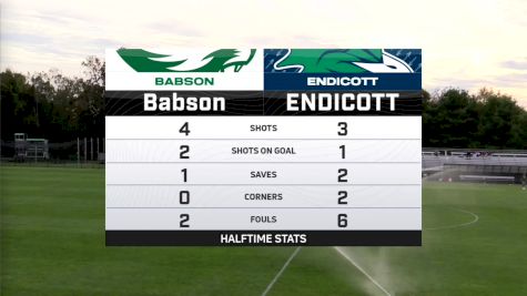 Replay: Endicott College vs Babson | Sep 16 @ 4 PM