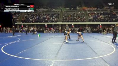 95 lbs Quarterfinal - Noah Sprenkle, Berge Elite Wrestling Academy vs Jaxon Paulson, Chippewa Elite