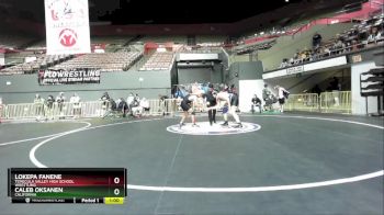 190 lbs Cons. Round 4 - Caleb Oksanen, California vs Lokepa Fanene, Temecula Valley High School Wrestling