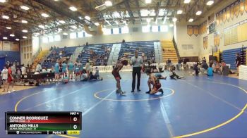 120 lbs Round 3 (8 Team) - Antonio Mills, Alpha Dogz Gold vs Conner Rodriguez, Griffin Fang