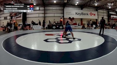 130 kg Champ. Round 3 - Andrew Blackburn-Forst, Bison Wrestling Club vs Mason Cover, Team Thrill Reactivated