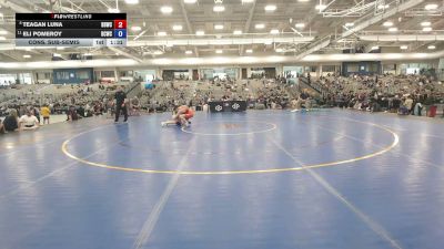 106 lbs Cons. Sub-semis - Teagan Luna, Beaver Dam Wrestling Club vs Eli Pomeroy, Bear Cave Wrestling Club
