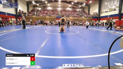 88 lbs Quarterfinal - Andrew Ridge, Sperry Wrestling Club vs Callum Hunter, Owasso Takedown Club