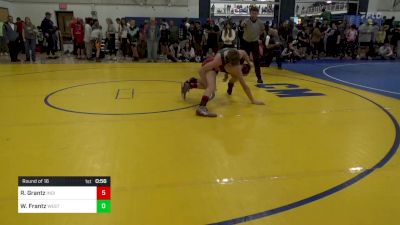 130 lbs Round Of 16 - Rowan Grantz, Indiana vs Wyatt Frantz, Westshore