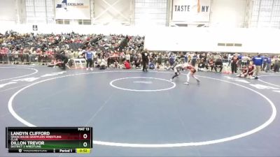 75 lbs Cons. Round 4 - Landyn Clifford, Grain House Grapplers Wrestling Club vs Dillon Trevor, District 3 Wrestling