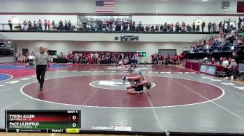 126 lbs Round 1 (16 Team) - TYSON ALLEN, Commerce Hs vs Pace Lilenfeld, St Francis School