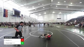 61 lbs Quarterfinal - Nakai Austin, Bad Boys Wrestling vs Jackson Escarcega, Manu WC