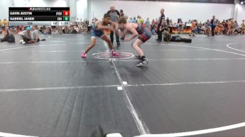 125 lbs Round 2 (4 Team) - Gabriel Jager, Slate Wrestling Academy vs Gavin Austin, Backyard Brawlers Red