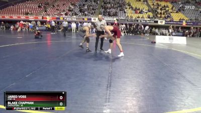 184 lbs Placement Matches (16 Team) - Blake Chapman, Castleton vs Jared Voss, Coe