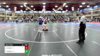 157 lbs Semifinal - Jayden Iznaga, Bergen Catholic vs Damian Weaver, Lyndhurst/NA