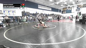 138 lbs Cons. Round 5 - Cael McClenahan, Granada Hills Charter vs Mason Stewart, Orange Lutheran