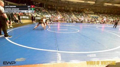 135 lbs Quarterfinal - Layla Brown, Standfast vs Aurora Spencer, Steel City Reloaded