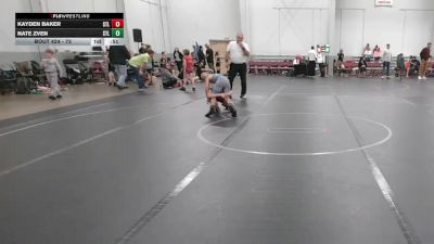 72 lbs 5th Place Match - Kayden Baker, Primus Wrestling vs Nate Zven, NOVA WC