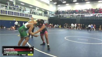 197 lbs Champ. Round 2 - Jj Martinez, Fresno City College vs Tyrese Santana, East Los Angeles College