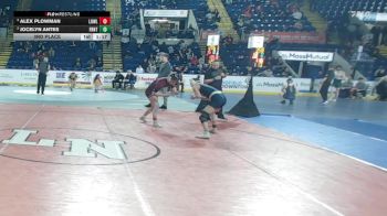 126 lbs 3rd Place - Alex Plowman, Lowell vs Jocelyn Antes, Frontier