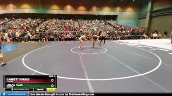 157 lbs Quarterfinal - Garrett Forbes, La Pine vs Lucas Reza, Servite