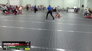 145 lbs Quarterfinal - Nathaniel Replogle, Mayfield Mat Academy vs Riley Storozuk, FISHEYE WC