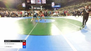 182 lbs Rnd Of 64 - Marco Christiansen, Minnesota vs Jace Nelson-Brown, Iowa