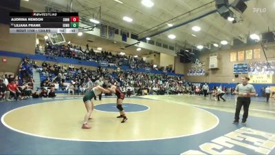 135lbs 7th Place Match - Liliana Frank, Edmonds-Woodway (Girls) vs Audrina Rendon, Sunnyside (Girls)
