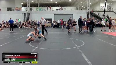 72 lbs Round 5 (6 Team) - Jaden Uhde, Revival Black vs Anthony Trotta, Vougar`s Honors