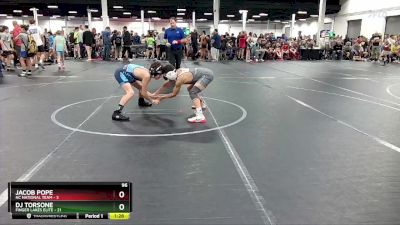 96 lbs Round 5 (8 Team) - DJ Torsone, Finger Lakes Elite vs Jacob Pope, NC National Team