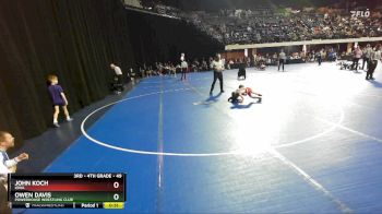 49 lbs Cons. Round 1 - Owen Davis, Powerhouse Wrestling Club vs John Koch, Iowa