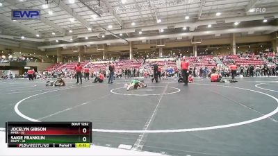 65 lbs Cons. Semi - Saige Franklin, Pratt vs Jocelyn Gibson, Piper