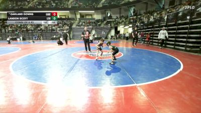 54 lbs Consi Of 8 #2 - Oakland Downs, Gamehouse Training Center vs Landon Scott, Level Up Wrestling Center