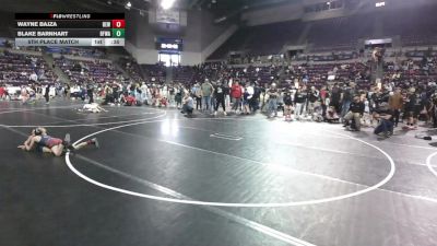 67 lbs 5th Place Match - Wayne Bajza, Bald Eagle Wrestling vs Blake Barnhart, Black Fox Wrestling Academy