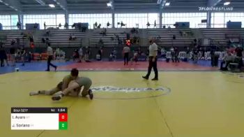 132 lbs Prelims - Isaac Ayers, MT vs Jordan Soriano, NY