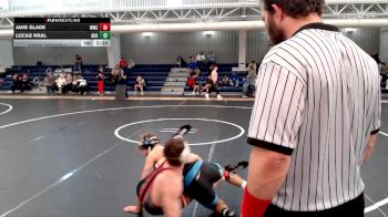 157 lbs Cons. Round 5 - Jake Glade, Western Wyoming College vs Lucas Kral, Augustana (SD)