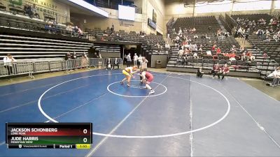 160 lbs Champ. Round 2 - Jackson Schonberg, Lone Peak vs Jude Harris, Mountain View