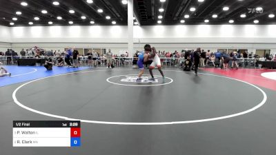 150 lbs 1/2 Final - Pierre Walton, Il vs Riley Clark, Mn