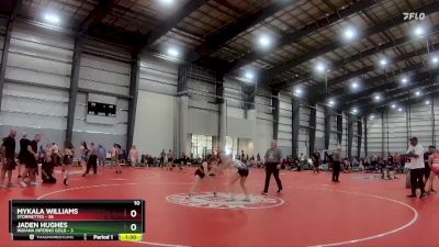 112 lbs Semis & 1st Wrestleback (8 Team) - Mykala Williams, STORMETTES vs Jaden Hughes, Indiana Inferno Gold