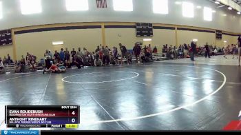 170 lbs 3rd Place Match - Evan Roudebush, Bloomington South Wrestling Club vs Anthony Rinehart, Bulldog Premier Wrestling Club