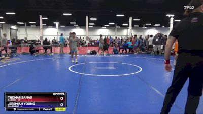 125 lbs Semis & 3rd Wb (16 Team) - Thomas Banas, Illinois vs Jeremiah Young, California