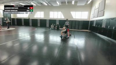 126B Cons. Round 2 - Landon Minyard, Dean Morgan vs Jayden Winkler, Greybull MS
