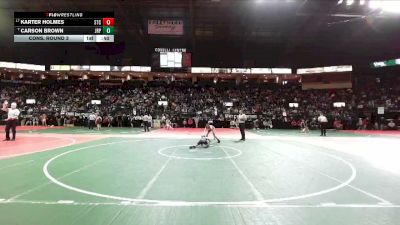90 lbs Cons. Round 3 - Karter Holmes, STC2 vs Carson Brown, JRP1