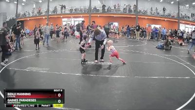 40 lbs Quarterfinal - Benji Manning, LA Elite vs Gaines Paradeses, Independent