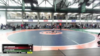 50-54 lbs Semifinal - Josiah Salas, Bulldog Premier Wrestling Club vs Jack Newsom, Cory Clark Wrestling Club